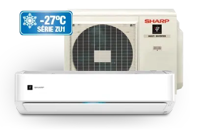 Thermopompes série ZU1 Sharp.